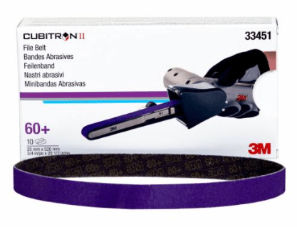 3M™ Cubitron™ II Slipebånd 20 mm x 520 mm, P60+ - Per Hagen Bilrekvisita