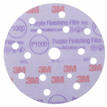 3M Hookit purple sliperondell 150mm P1000 - Per Hagen Bilrekvisita