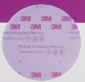 3M™ Hookit™ Purple sliperondell 75mm P800 - Per Hagen Bilrekvisita