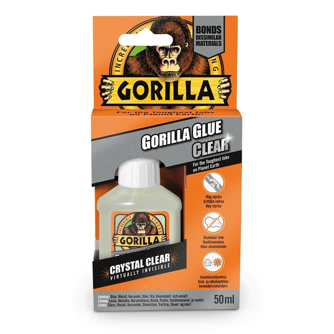 GORILLA GLUE CLEAR 50ML - Per Hagen Bilrekvisita