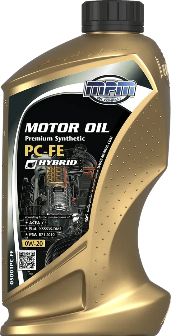 MPM 0W - 20 PREMIUM SYNTHETIC PC - FE 1L - Per Hagen Bilrekvisita
