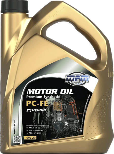 MPM 0W - 20 PREMIUM SYNTHETIC PC - FE - Per Hagen Bilrekvisita