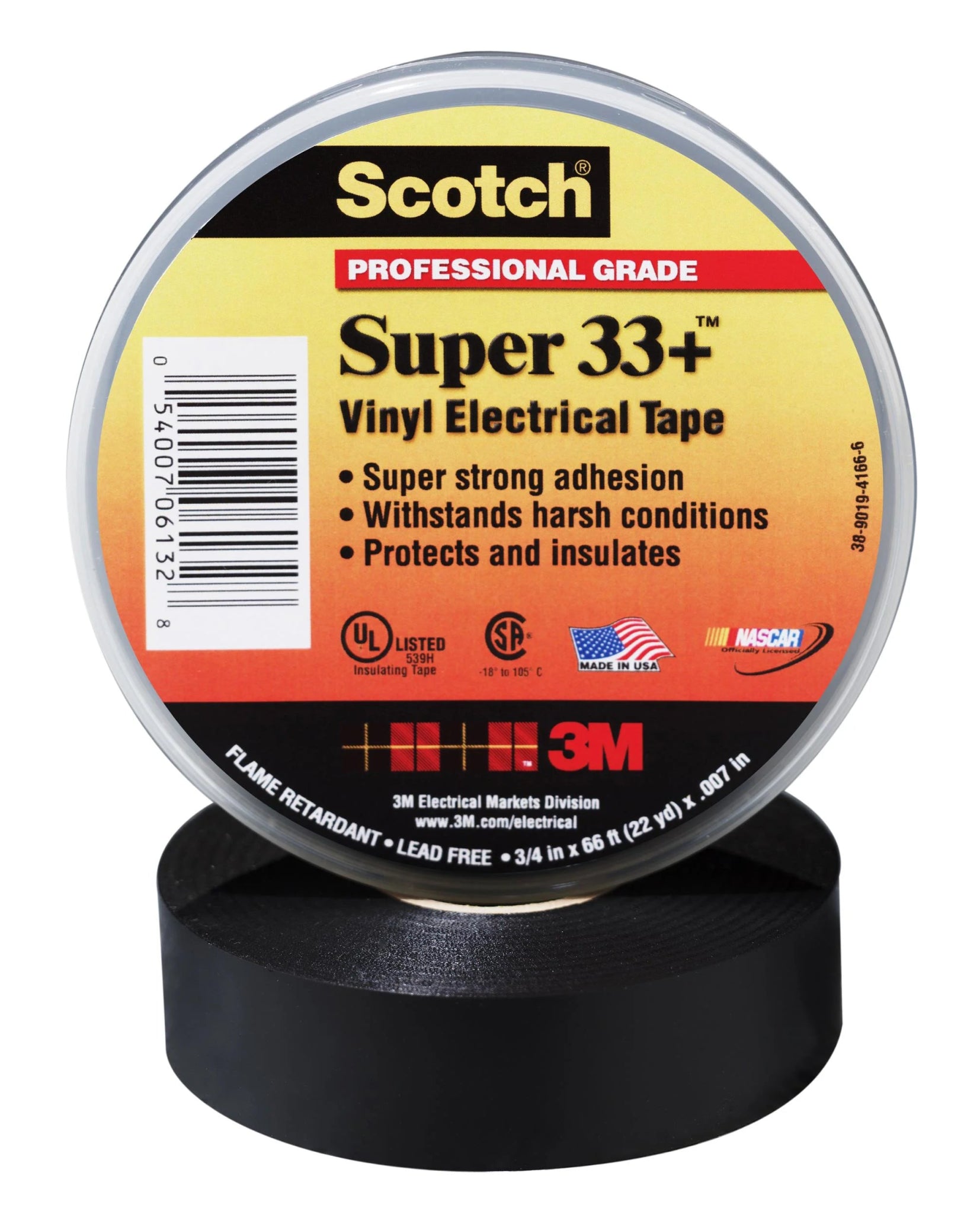Super 33+ sort vinyltape - Per Hagen Bilrekvisita