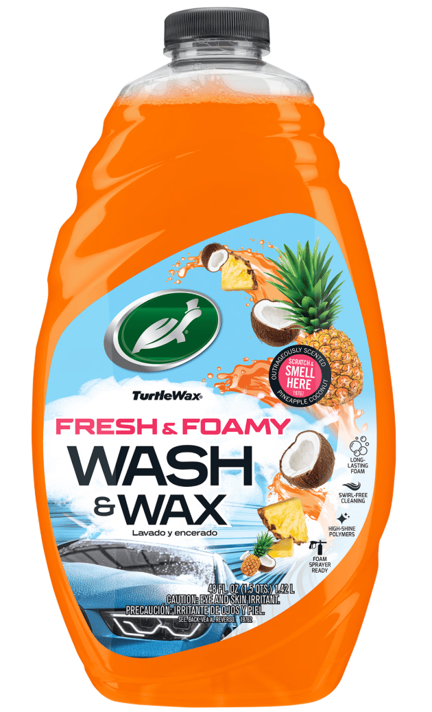 Turtle Fresh & foamy wash and wax 1,42l - Per Hagen Bilrekvisita