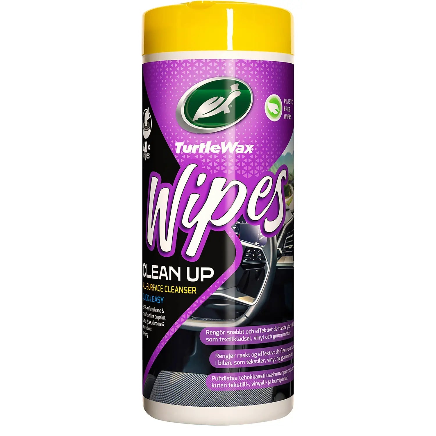 TURTLE WAX WIPES CLEAN - UP TUB - Per Hagen Bilrekvisita