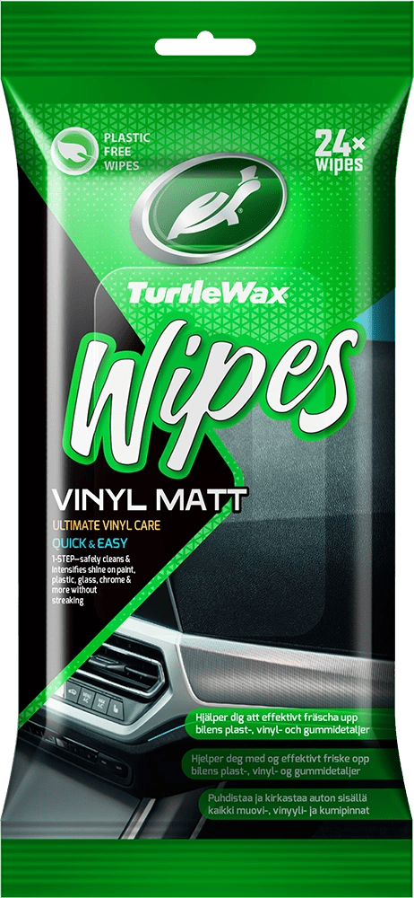 TURTLE WAX WIPES VINYL MATT FLATPACK - Per Hagen Bilrekvisita