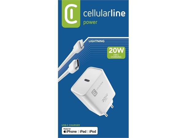 220 V ladekit med Lightning Type - C - Per Hagen Bilrekvisita