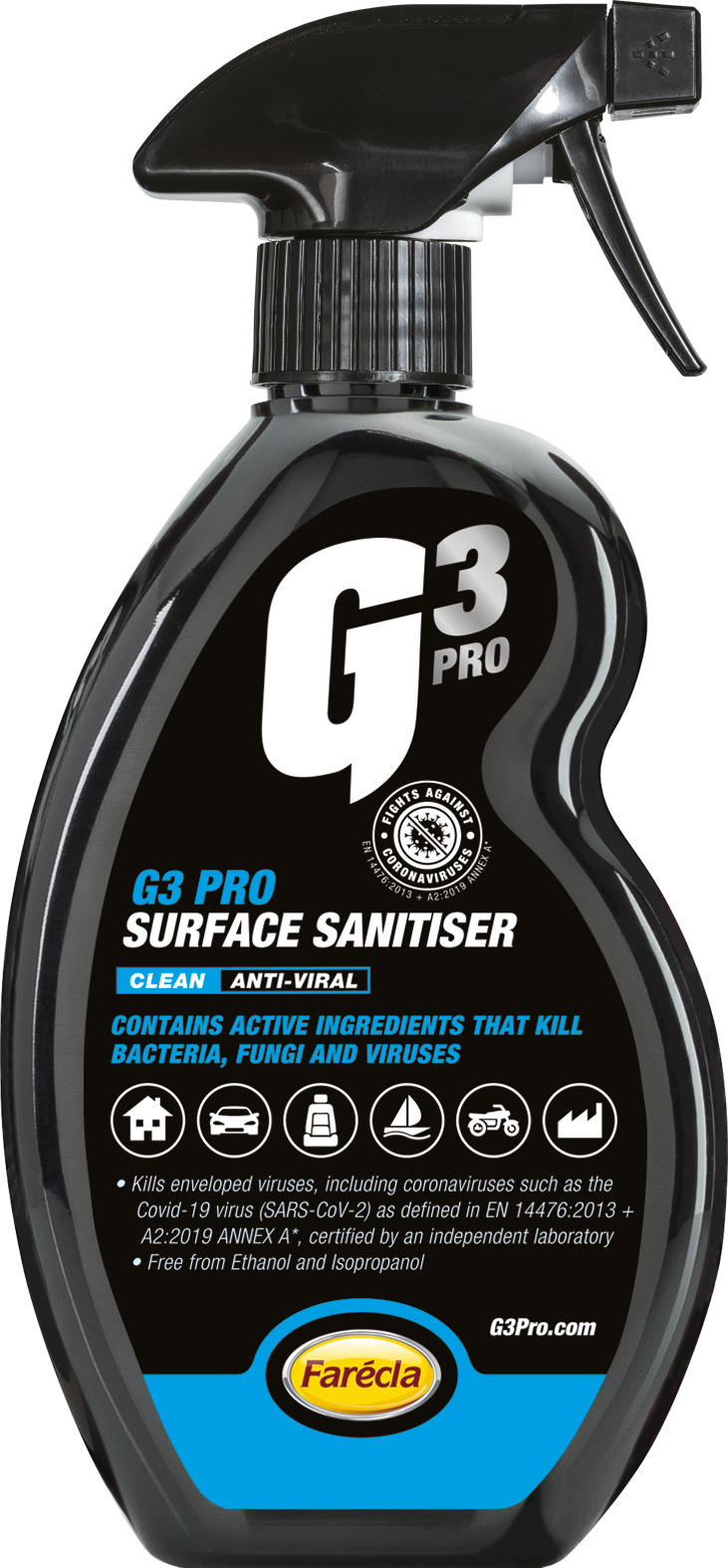 0,5L G3-PRO SURFACE SANITISER