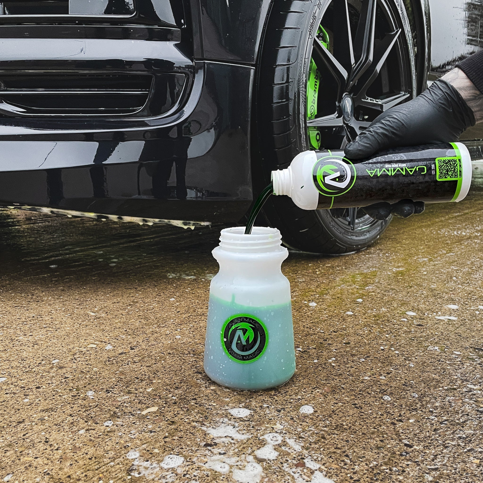 GAMMA - GREEN SNOW FOAM - Per Hagen Bilrekvisita