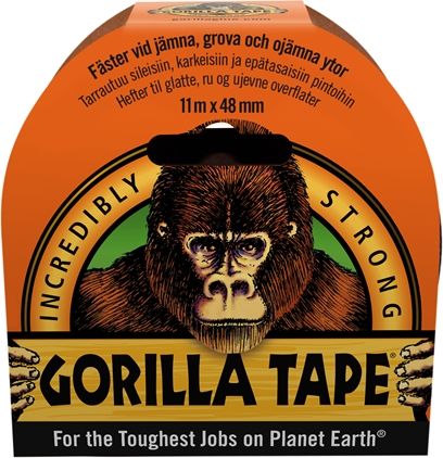 GORILLA TAPE BLACK 11m - Per Hagen Bilrekvisita