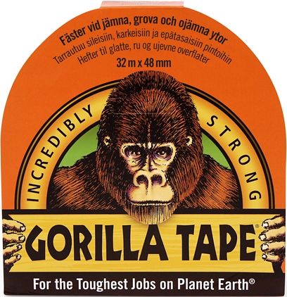 GORILLA TAPE BLACK 32M - Per Hagen Bilrekvisita