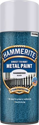 HAMMERITE HAMMERSLAG SØLVGRÅ 400 ML - Per Hagen Bilrekvisita