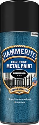 HAMMERITE HAMMERSLAG SORT 400 ML - Per Hagen Bilrekvisita