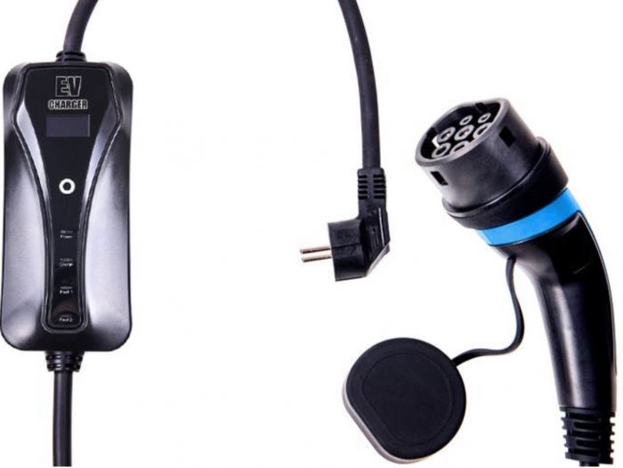 MODE2 SCHUKO - TYPE2 8 - 16A 7,5M 2,3kW - Per Hagen Bilrekvisita