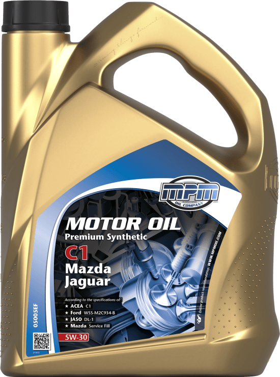 MOTOR OIL 5W - 30 PREMIUM SYNTHETIC C1 MAZDA / JAGUAR - Per Hagen Bilrekvisita