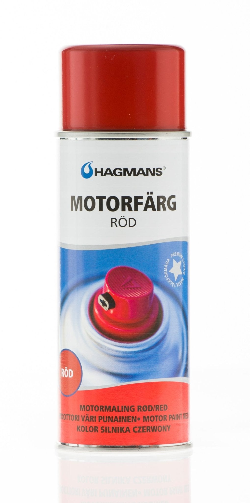 Motorlakk Rød 400ml - Per Hagen Bilrekvisita