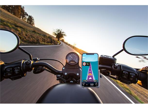 Rider Steel - universal Telefonholder for sykkel/MC - Per Hagen Bilrekvisita