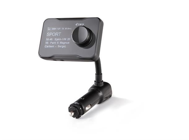 Tiny Audio C7 m/SF Tiny Audio DAB/DAB+ adapter til bil - Per Hagen Bilrekvisita