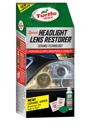 TURTLE WAX SPEED HEADLIGHT LENS RESTORER KIT LYKTEGLASSFORNYER - Per Hagen Bilrekvisita