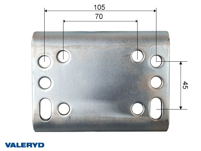 VALERYD HELAUTOMATISK STØTTEHJUL 250 KG - Per Hagen Bilrekvisita