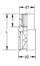 1/4" PIPE 6 - KANT 11MM - Per Hagen Bilrekvisita