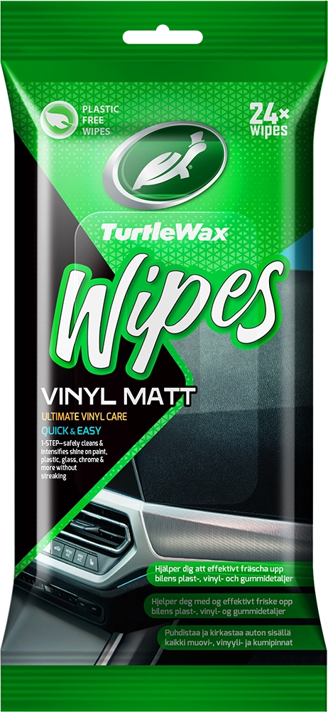 TURTLE WAX WIPES VINYL MATT FLATPACK