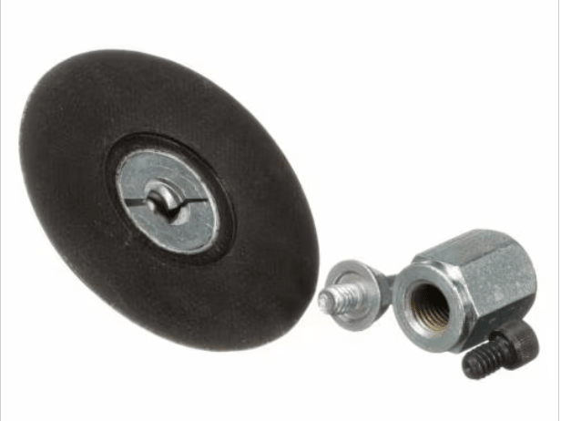 3M ROLOC GUMMIBAKPLATE, 75 MM, - Per Hagen Bilrekvisita