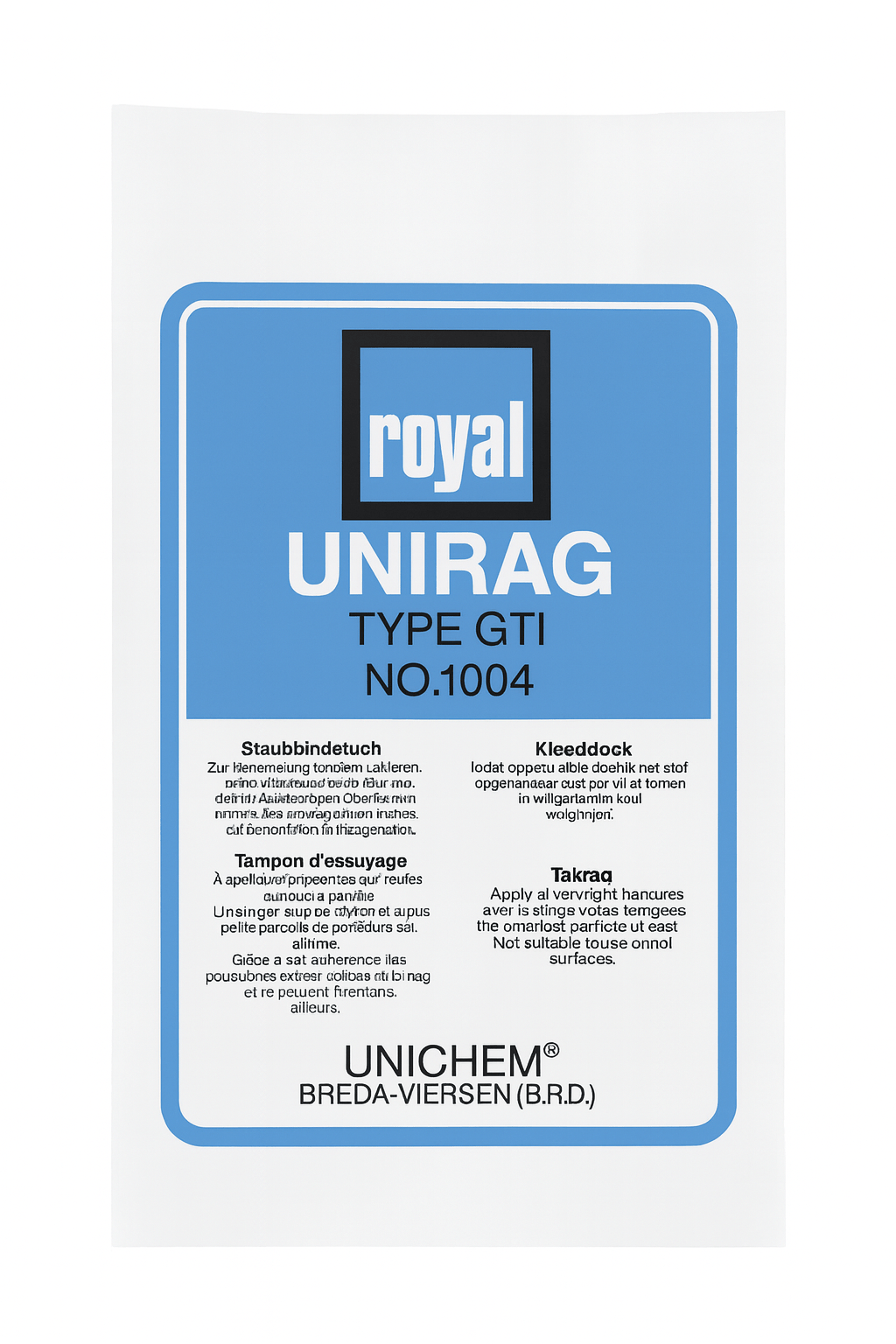 INP Gti Stor støvklut - Per Hagen Bilrekvisita