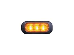 STRANDS VARSEL-LYS. 3-LED ORANSJE