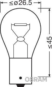 Osram PY21W orange pærer - Per Hagen Bilrekvisita