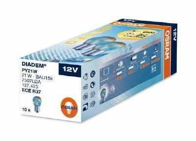 Osram PY21W Pærer Orange - Per Hagen Bilrekvisita