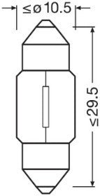 Osram SV8.5 - 8 12v - Per Hagen Bilrekvisita