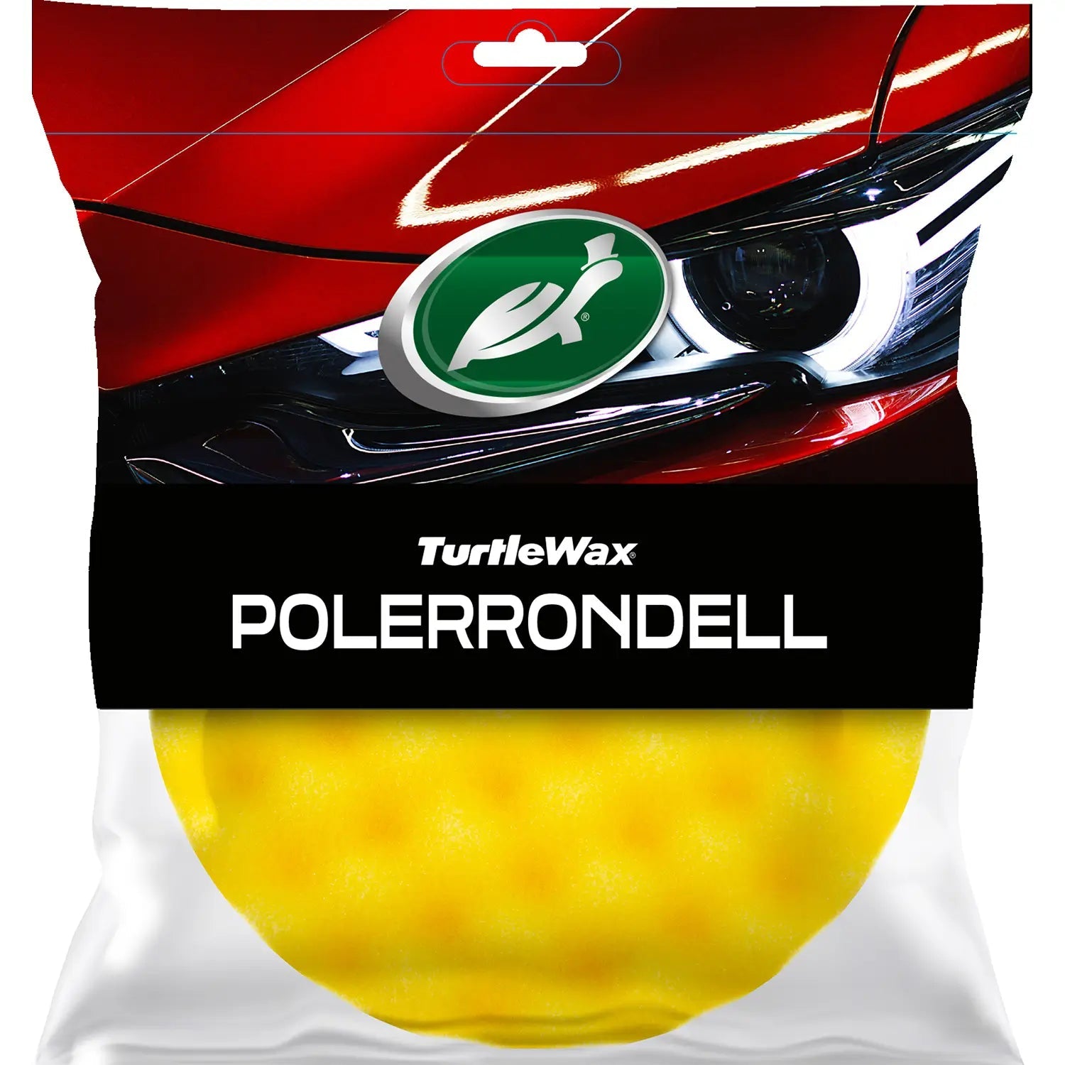 Turtle Wax Polérpute Gul medium Vafflet 130mm - Per Hagen Bilrekvisita