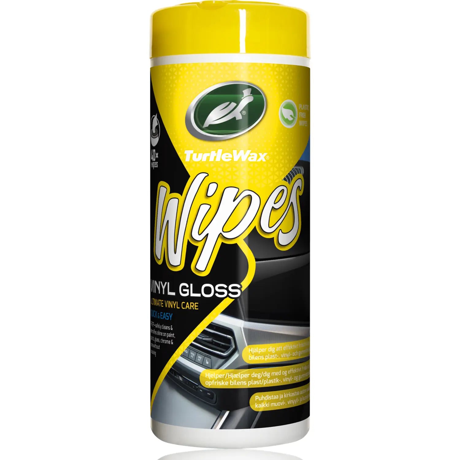 TURTLE WAX WIPES VINYL GLOSS