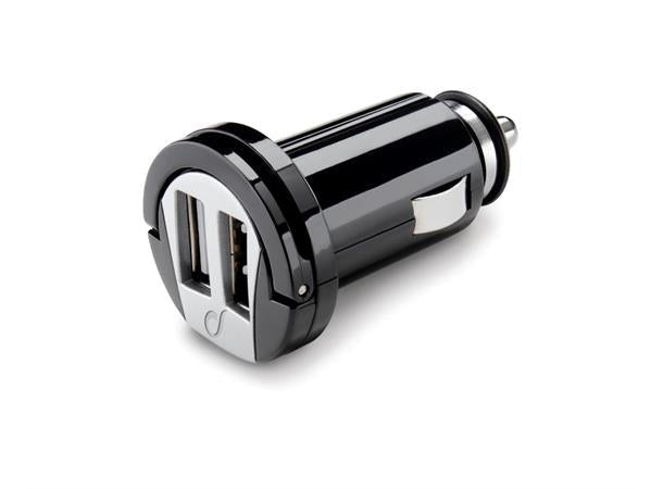 12/24 V USB - lader med to uttak og 2A. 10w - Per Hagen Bilrekvisita