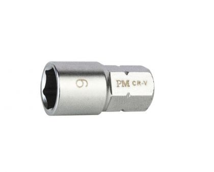 1/4" GJENNOMGÅENDE PIPE 6kant 5mm - Per Hagen Bilrekvisita