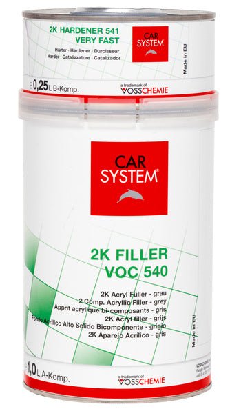 2K FYLLER 1L GRÅ VOC 540 + Herder - Per Hagen Bilrekvisita