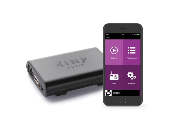 Tiny Audio C-smart Smartphone DAB-adapter for bil