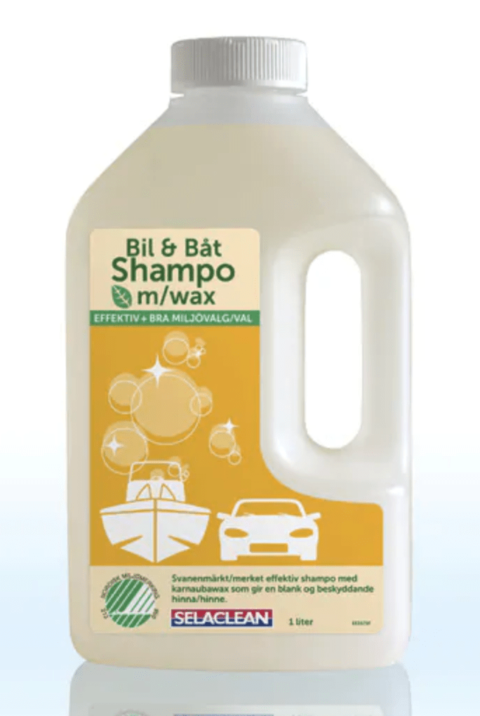 BIL OG BÅTSHAMPOO M WAX 1L - Per Hagen Bilrekvisita