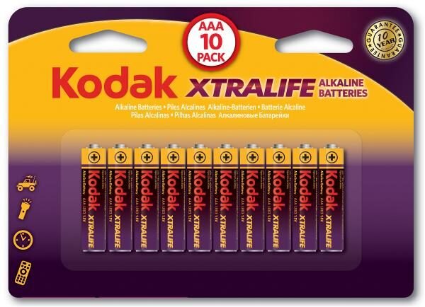 KODAK BATTERI AAA 10PK - Per Hagen Bilrekvisita
