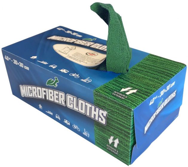 MICROFIBER CLOTHS 40STK - Per Hagen Bilrekvisita