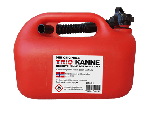 TRIO DRIVSTOFFKANNE FOR BENSIN - Per Hagen Bilrekvisita