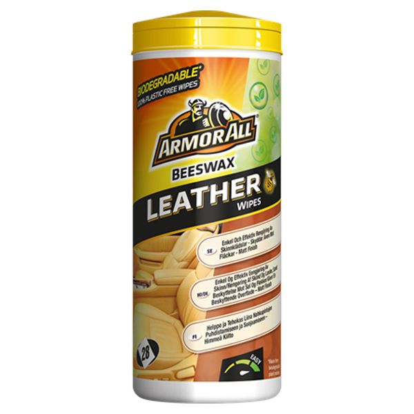 ARMOR ALL LEATHER WIPES 24 STK