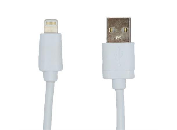 USB Data Cable Home XL Ladekabel for iPhone/lightning 3M - Per Hagen Bilrekvisita