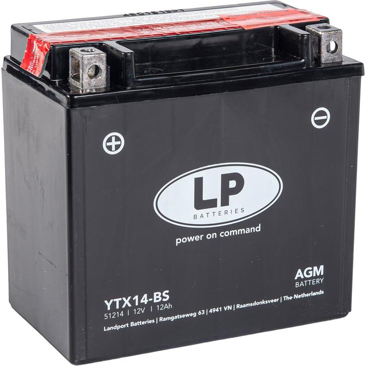 YTX14 - BS AGM MC Batteri - Per Hagen Bilrekvisita