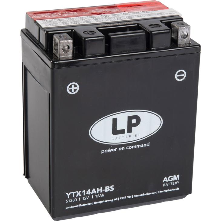 YTX14AH - BS AGM MC Batteri - Per Hagen Bilrekvisita