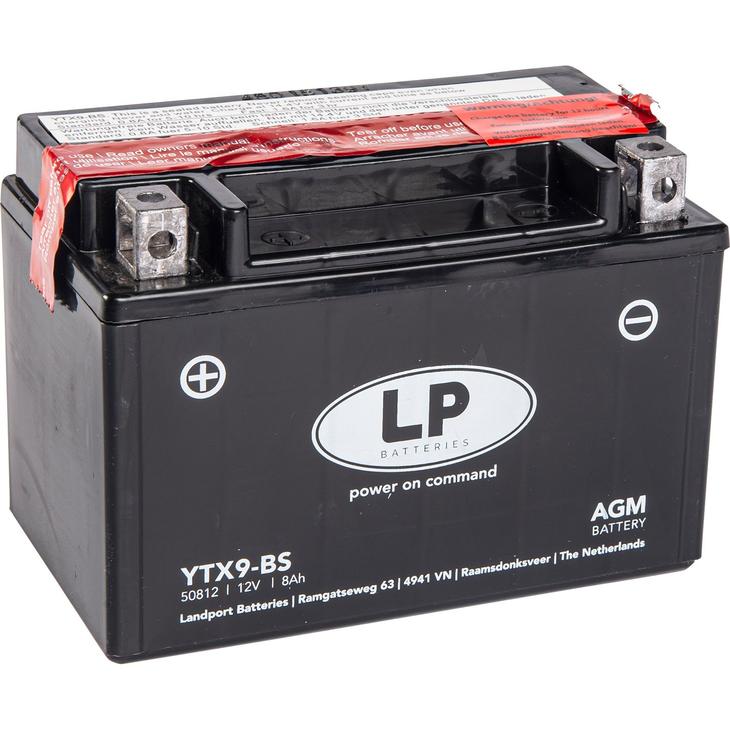 YTX9 - BS AGM MC Batteri - Per Hagen Bilrekvisita